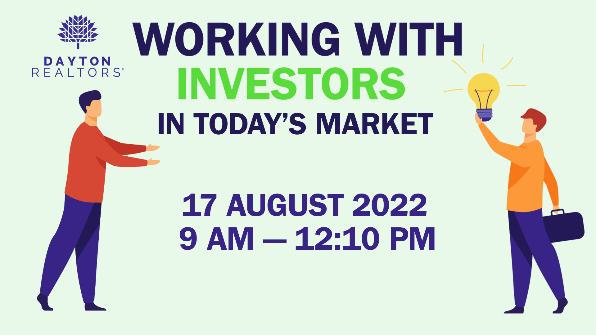 Working with Investors in Today's Market, Aug. 17